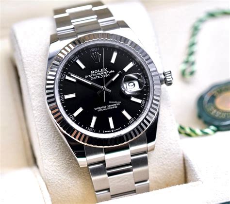 rolex datejust black concentric dial|rolex datejust 41mm black.